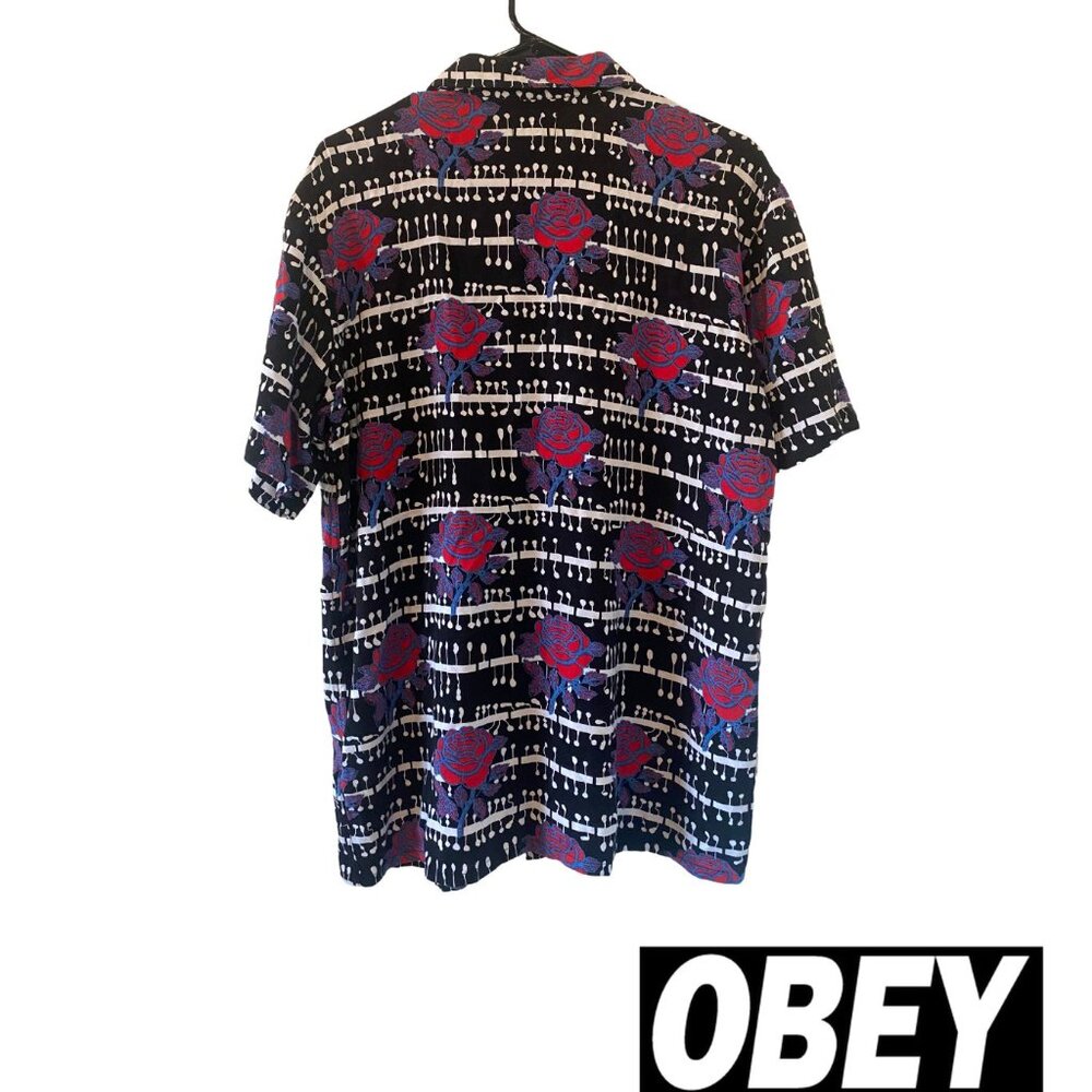 Obey Classic Soft Button-Down M - image 2